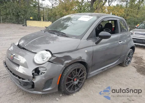 2013 Fiat 500 Abarth z USA, uszkodzony, nr VIN 3C3CFFFH4DT551654